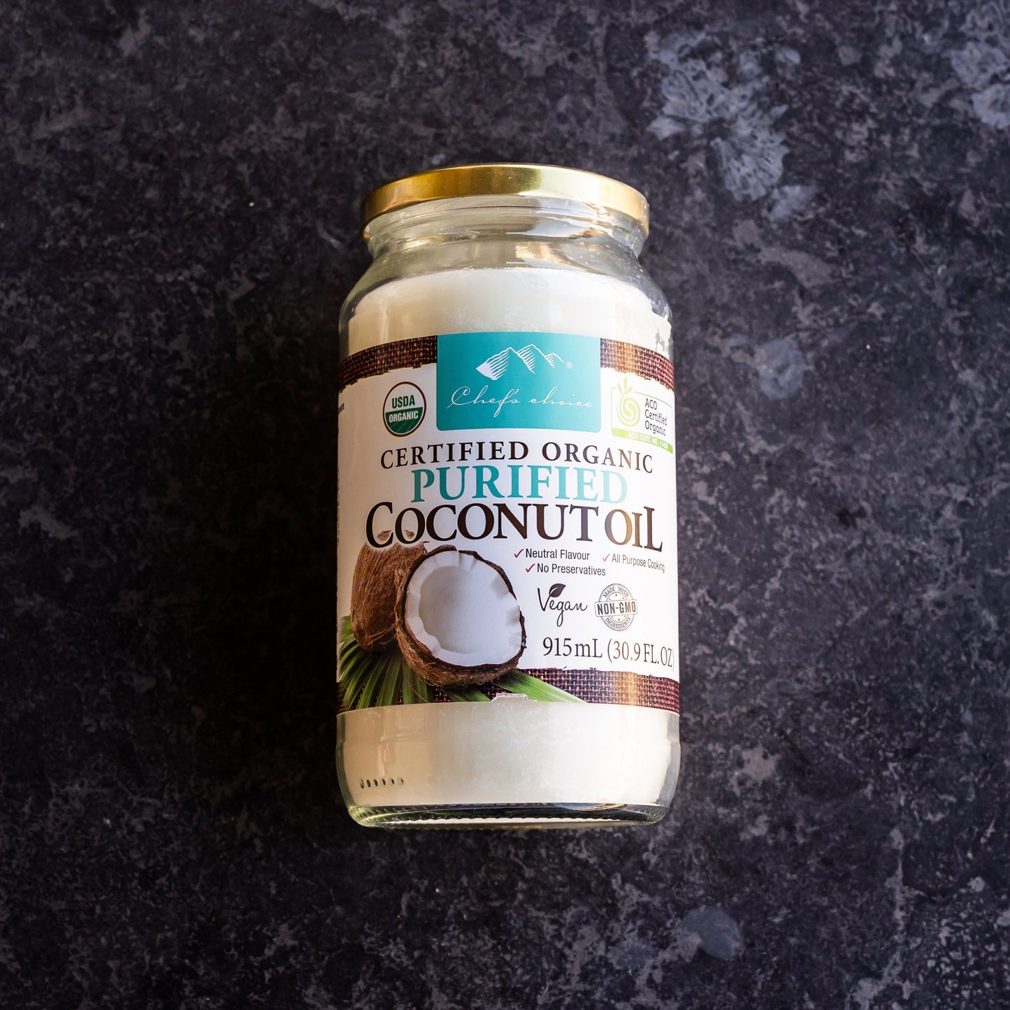 Certified Organic Purified Coconut Oil (Vegan) 500ml