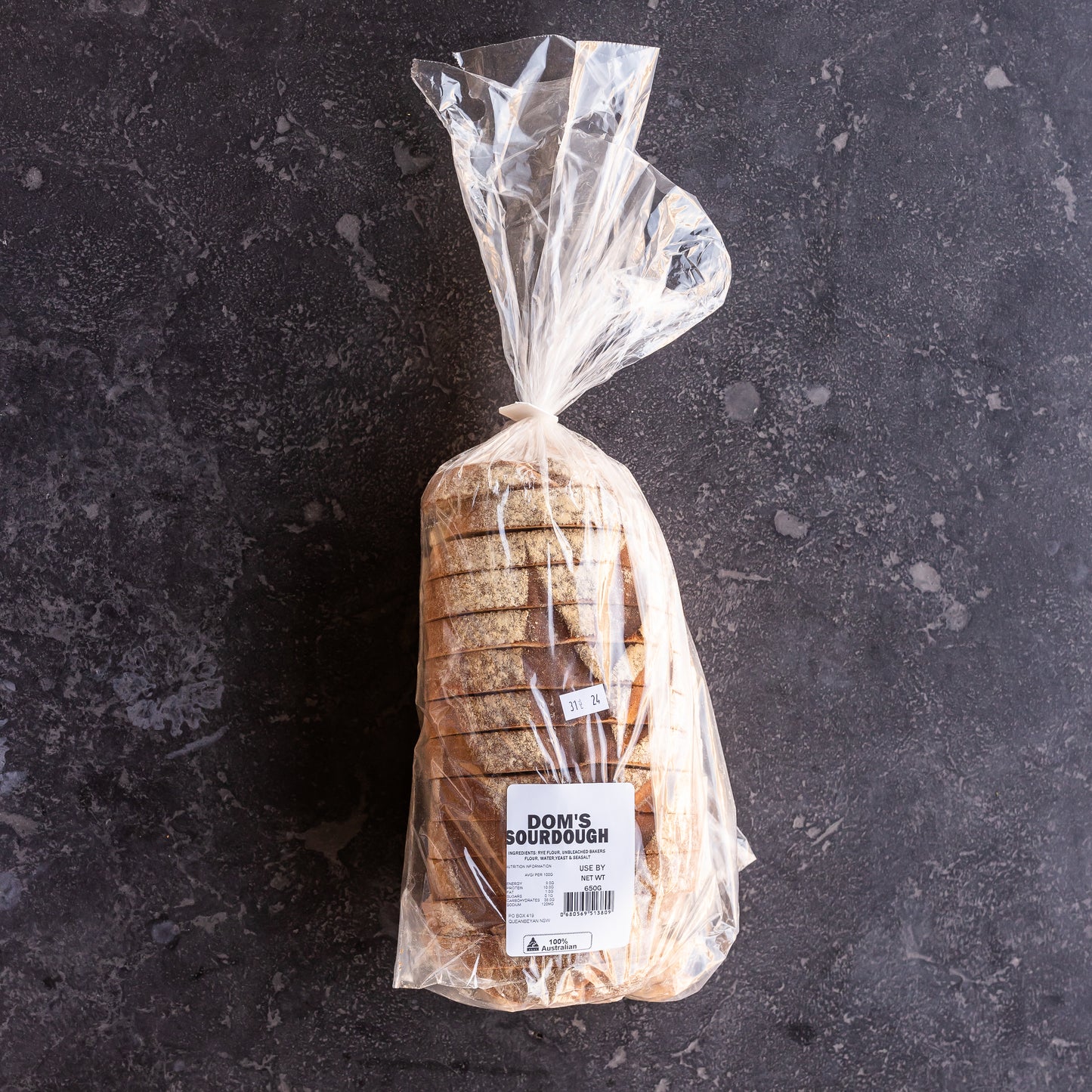 Wood Fired Sourdough Bread from Dom’s Bakery 650g