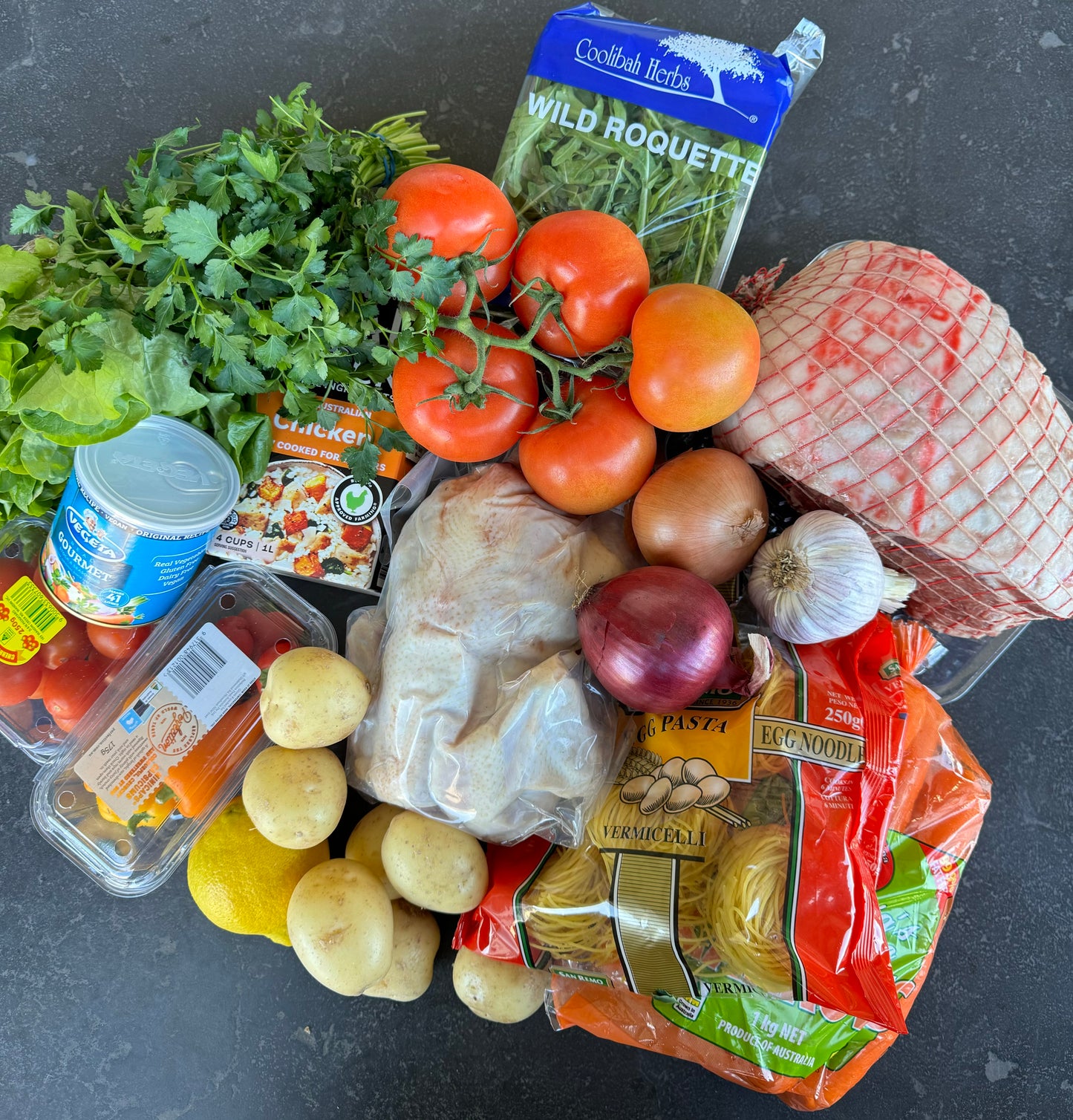 Mediterranean Lamb Leg Boned&Rolled and Chicken soup Dinner Box