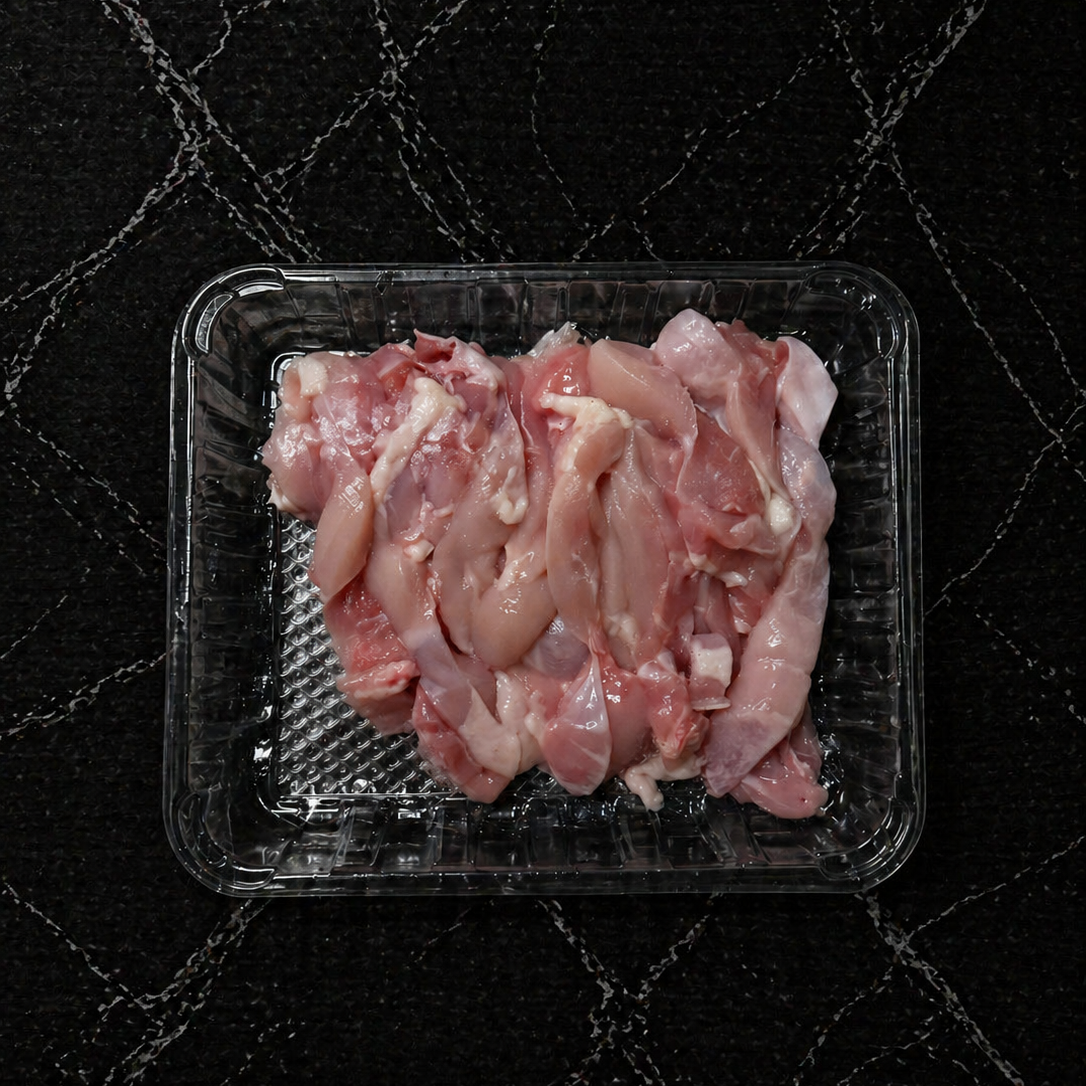 Chicken Thigh Fillet Stroganoff Cut 500g