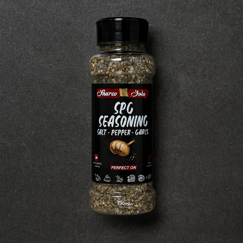 Marco Polo Salt + Pepper+ Garlic Seasoning 120g