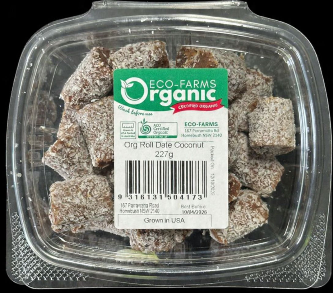 Organic Dates coconut rolls