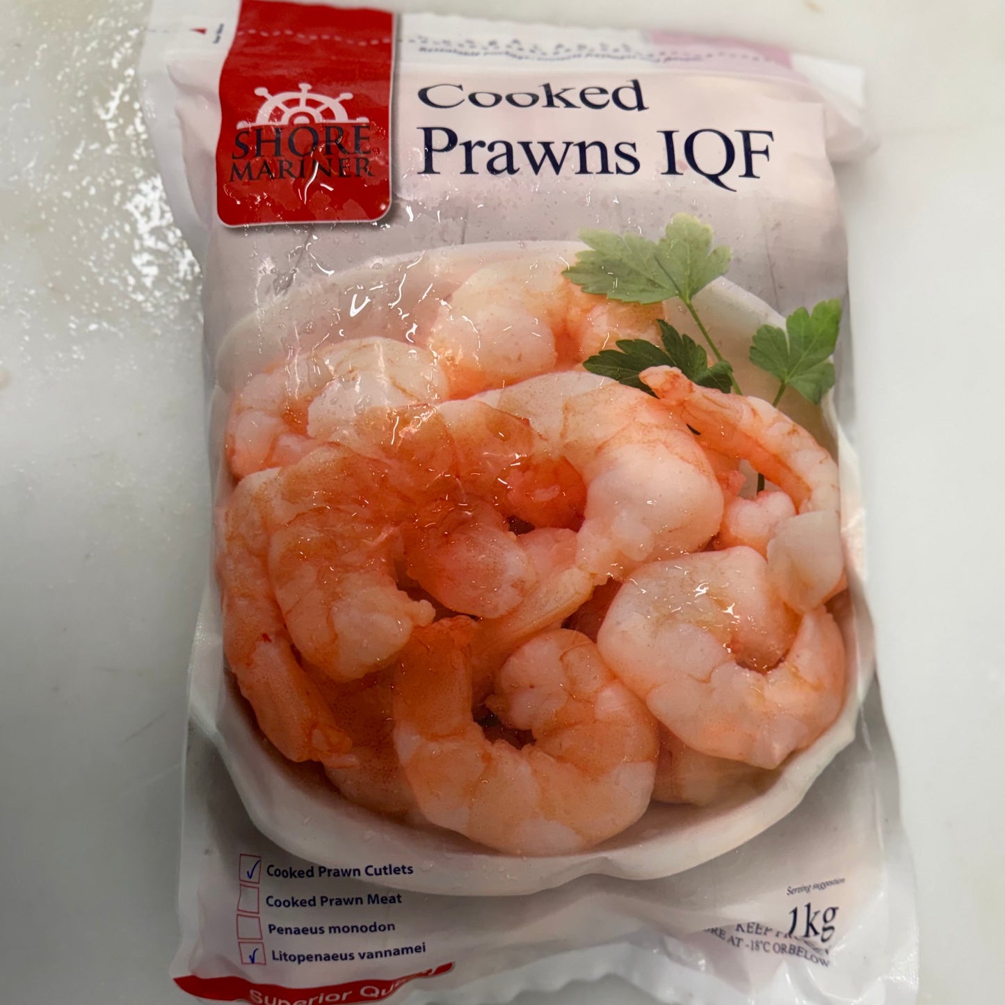 SPECIAL Cooked and Peeled Prawn Cutlets approx 350g (repacked) Medium Size 21/25