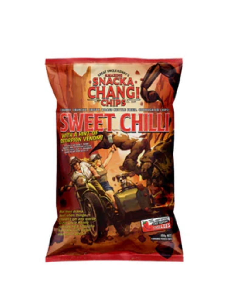 Great Uncle Kennys - Snacka Changi Chips Sweet Chilli 150g