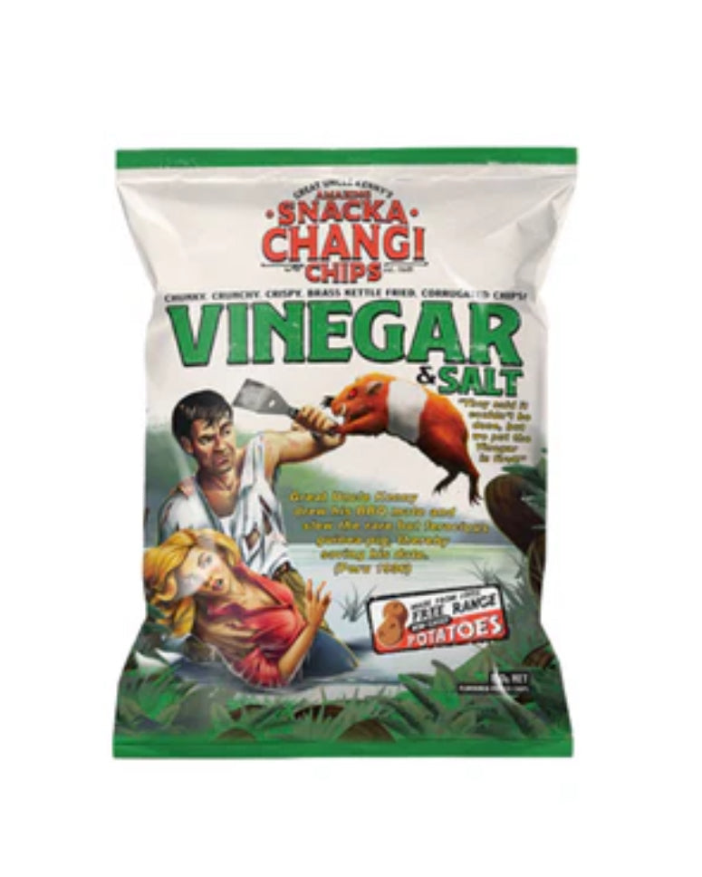 Great Uncle Kennys - Snacka Changi Chips Vinegar&Salt 150g