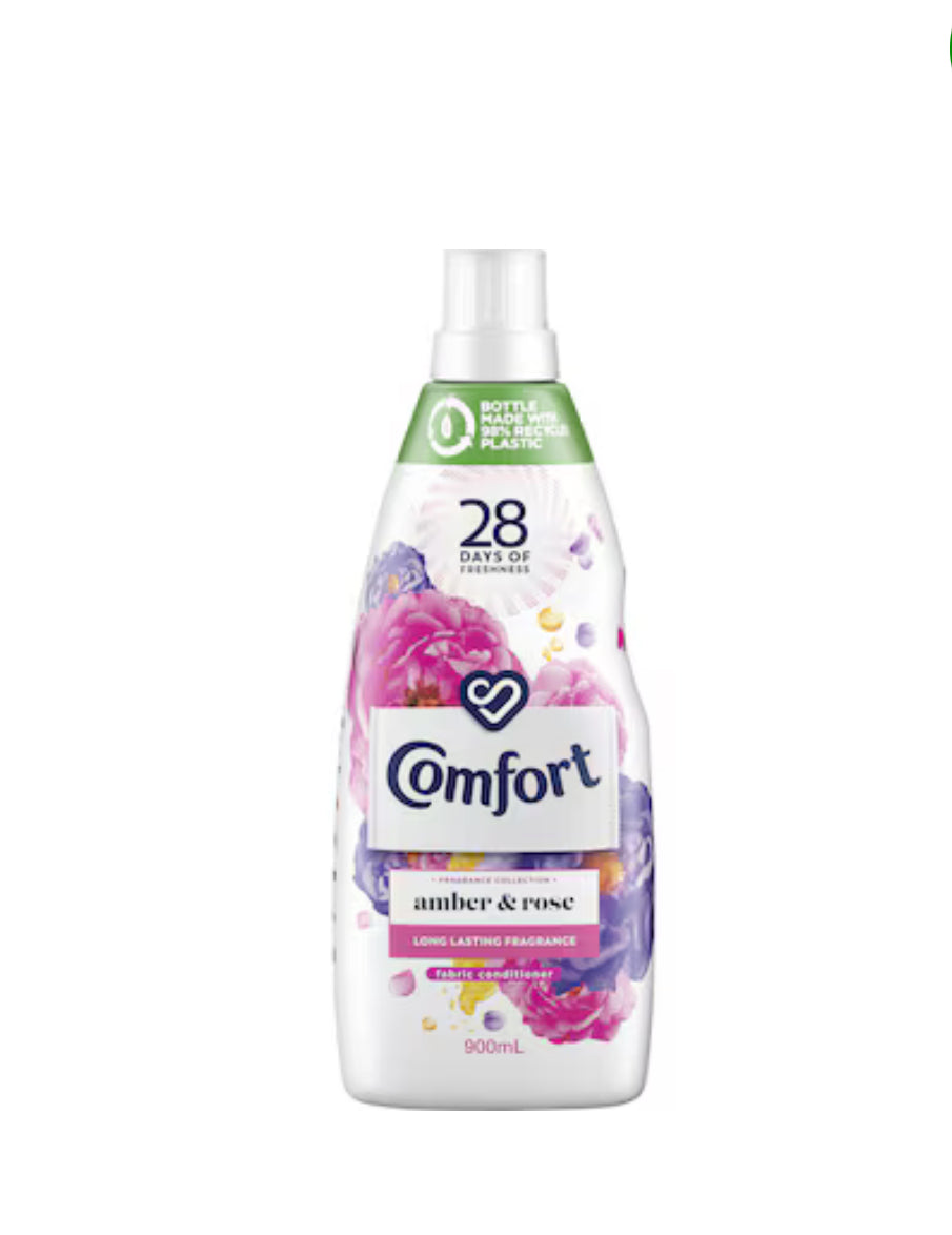 Comfort Fabric Conditioner Amber & Rose 900ml