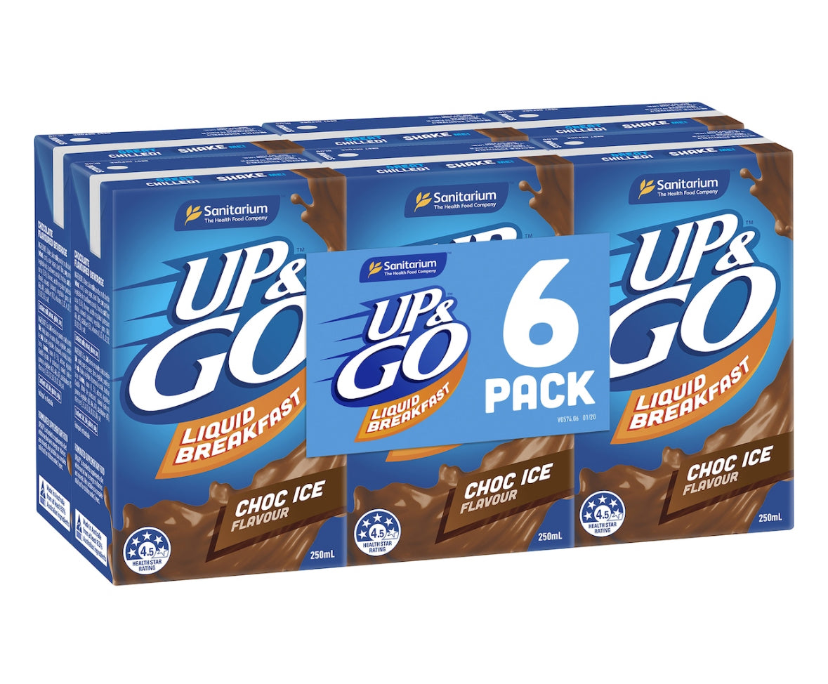 Sanitarium Up&Go Liquid Breakfast Choc Ice 6pk