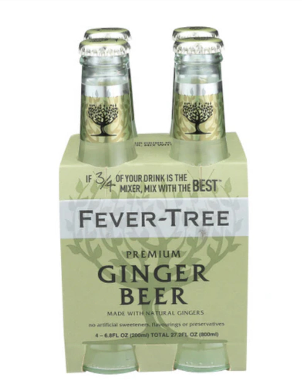 Fever-Tree Ginger Beer 4pk