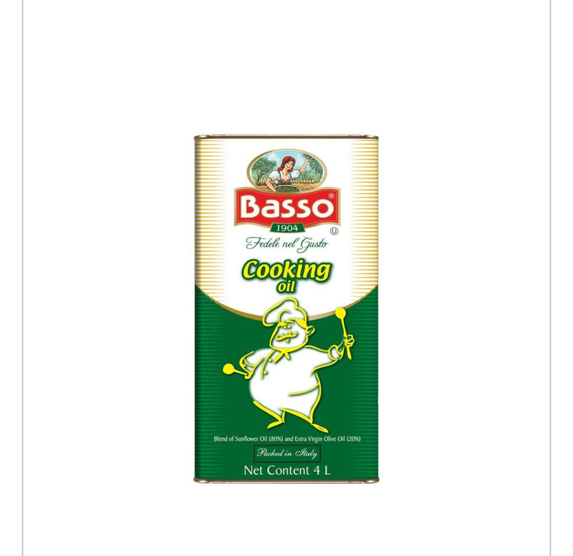 Alpha Hot Price -Basso Cooking Oil 4L