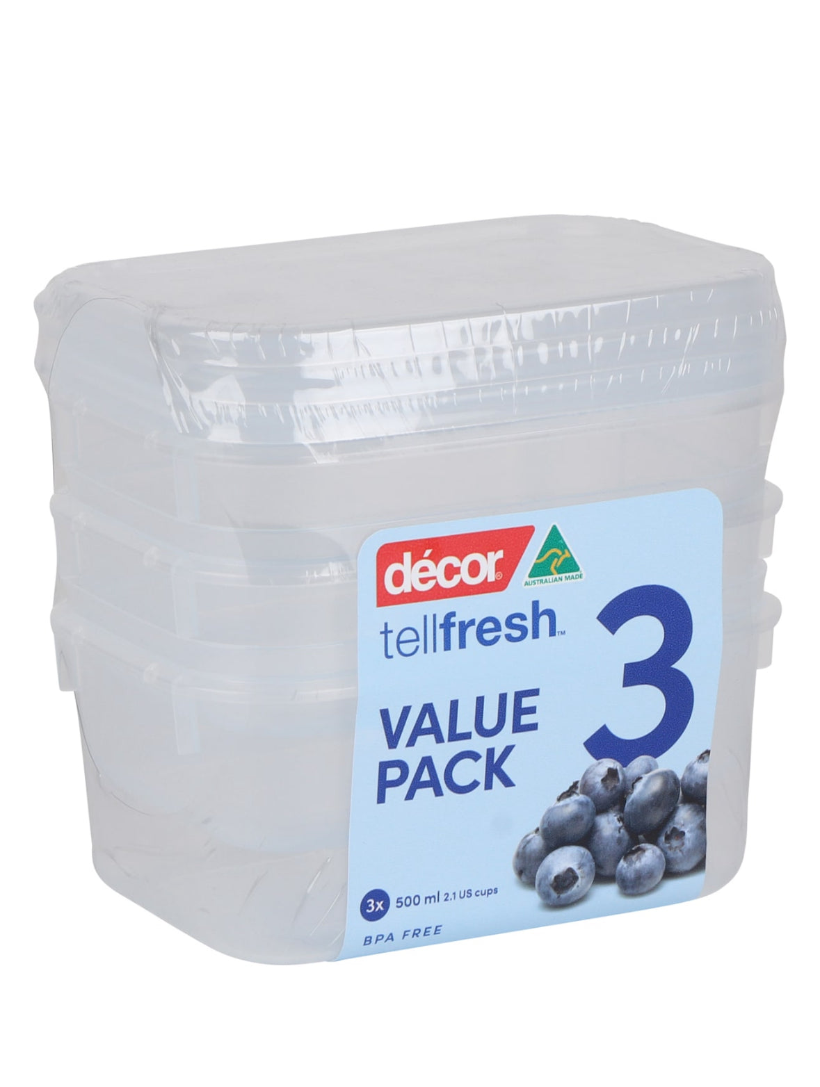 Decor Tellfresh Container Set 3pk