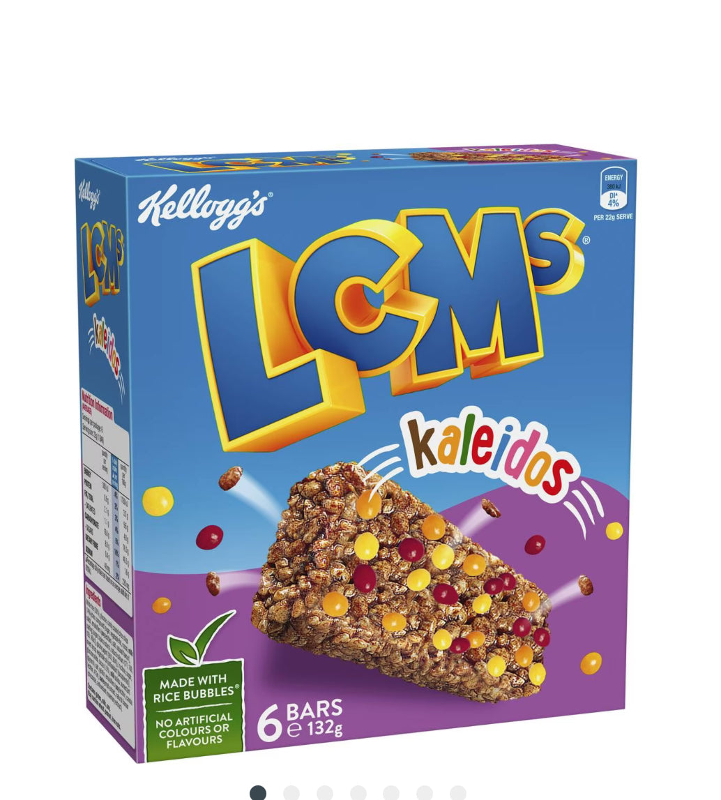 Kellogg’s LCM’s Kaleidos Bars 5pk
