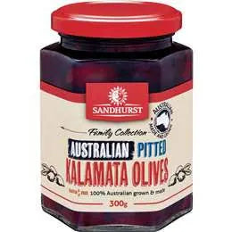 Sandhurst Sliced kalamata olive 300 gm