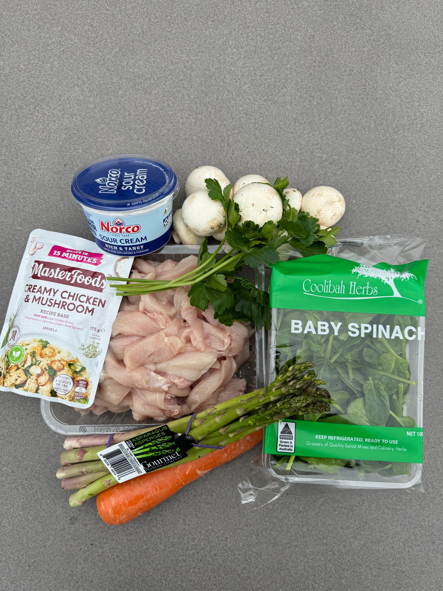 Quick and Easy Creamy Chicken & Mushroom Meal Kit