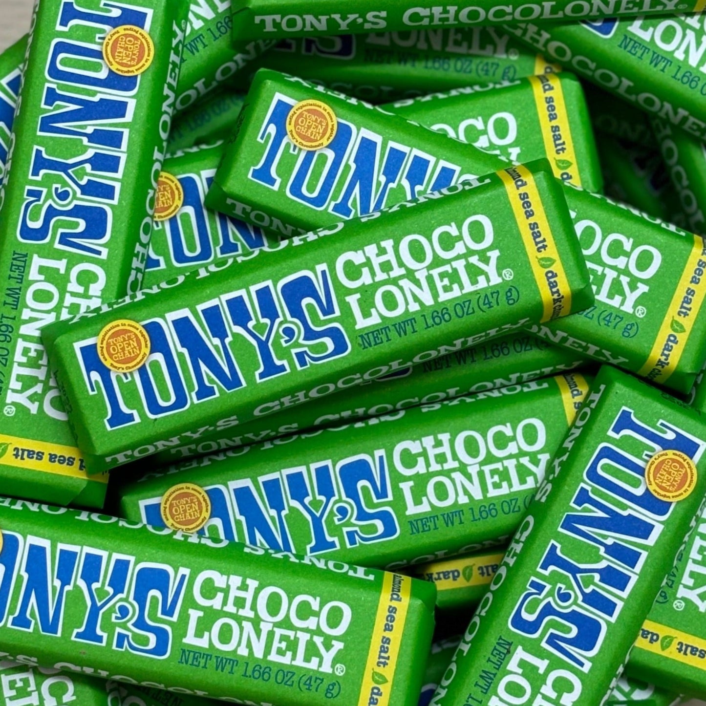 Tony's Chocolonely Dark Chocolate 51% Almond Sea Salt 47g