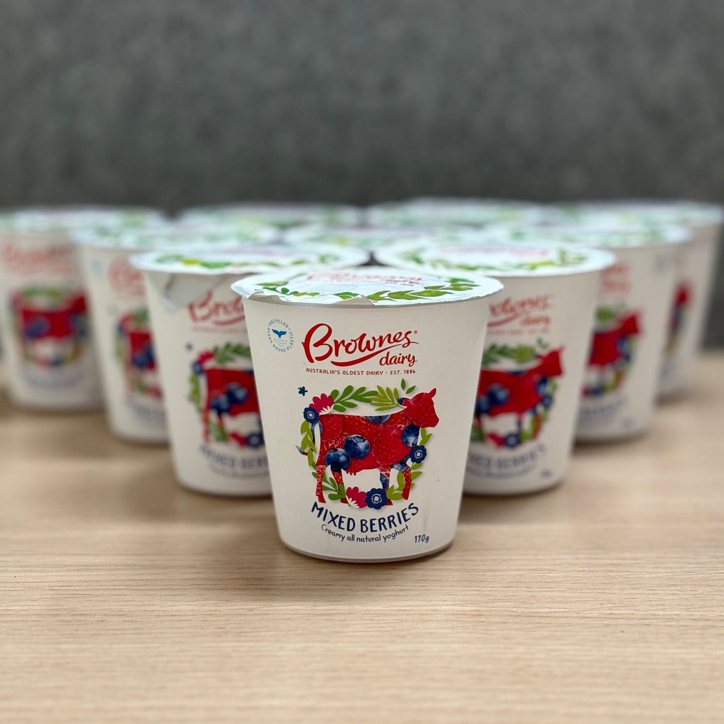 Brownes Dairy Mixed Berries Yoghurt 170g