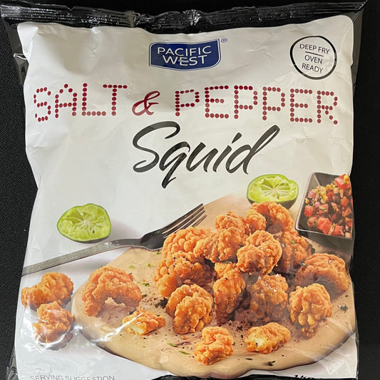Pacific West Frozen Salt & Pepper Squid 1kg
