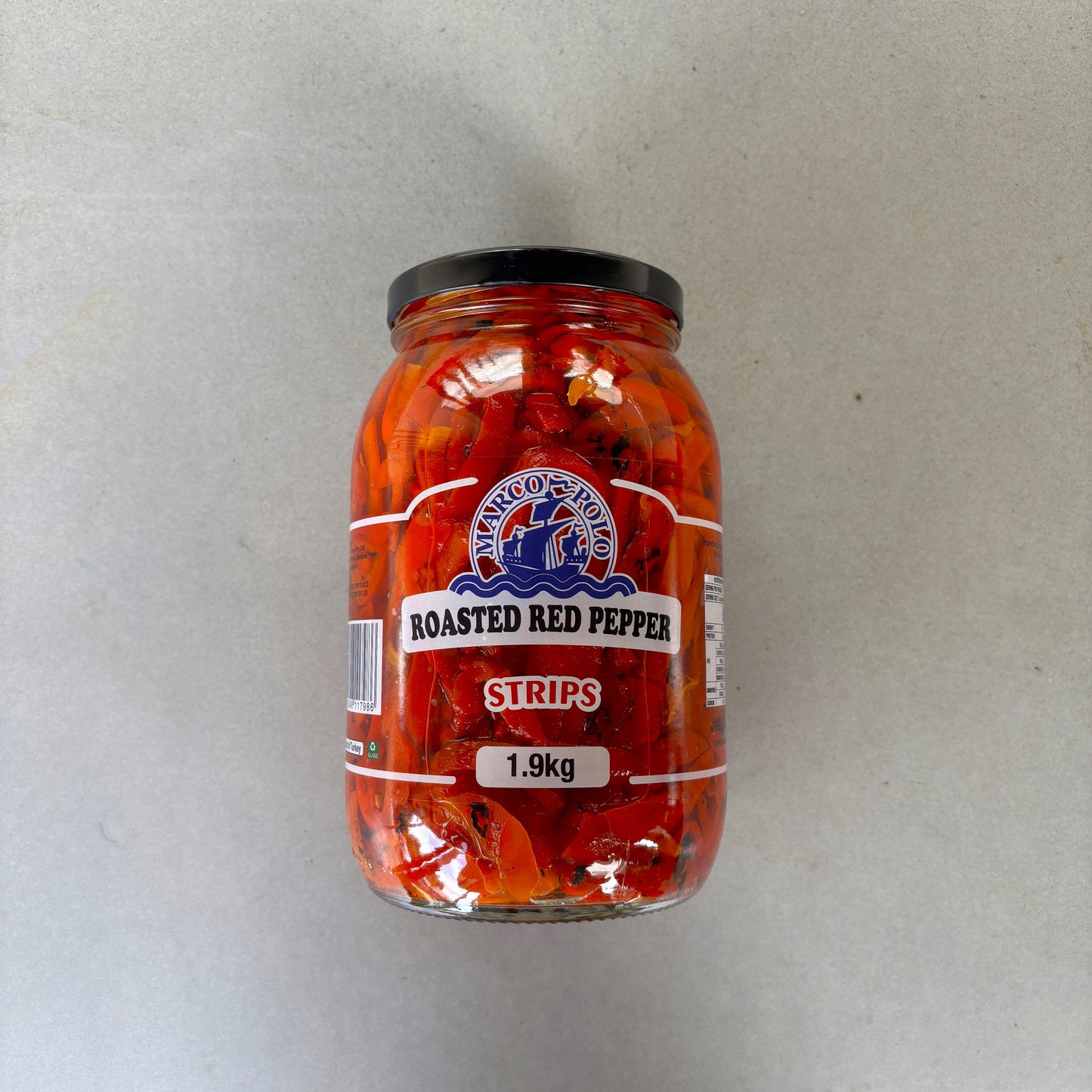 Marco Polo Roasted Red Pepper Strips 1.9kg