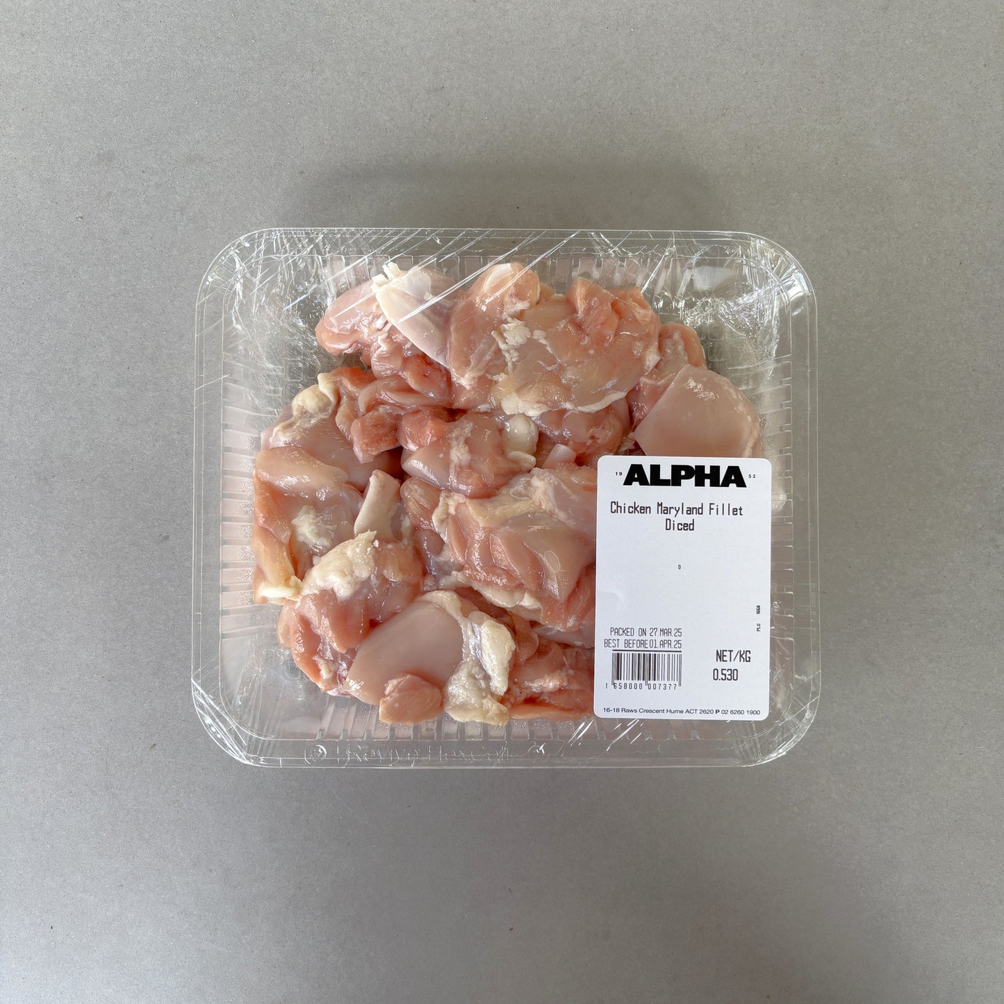 Chicken Maryland Fillet Diced 500g