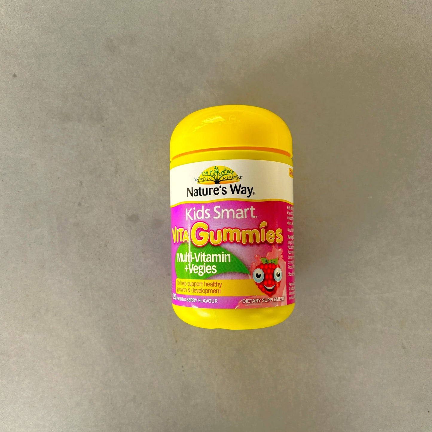 Nature's Way Vita Gummies Multi-vitamin+Vegies Berry Flavour (120)