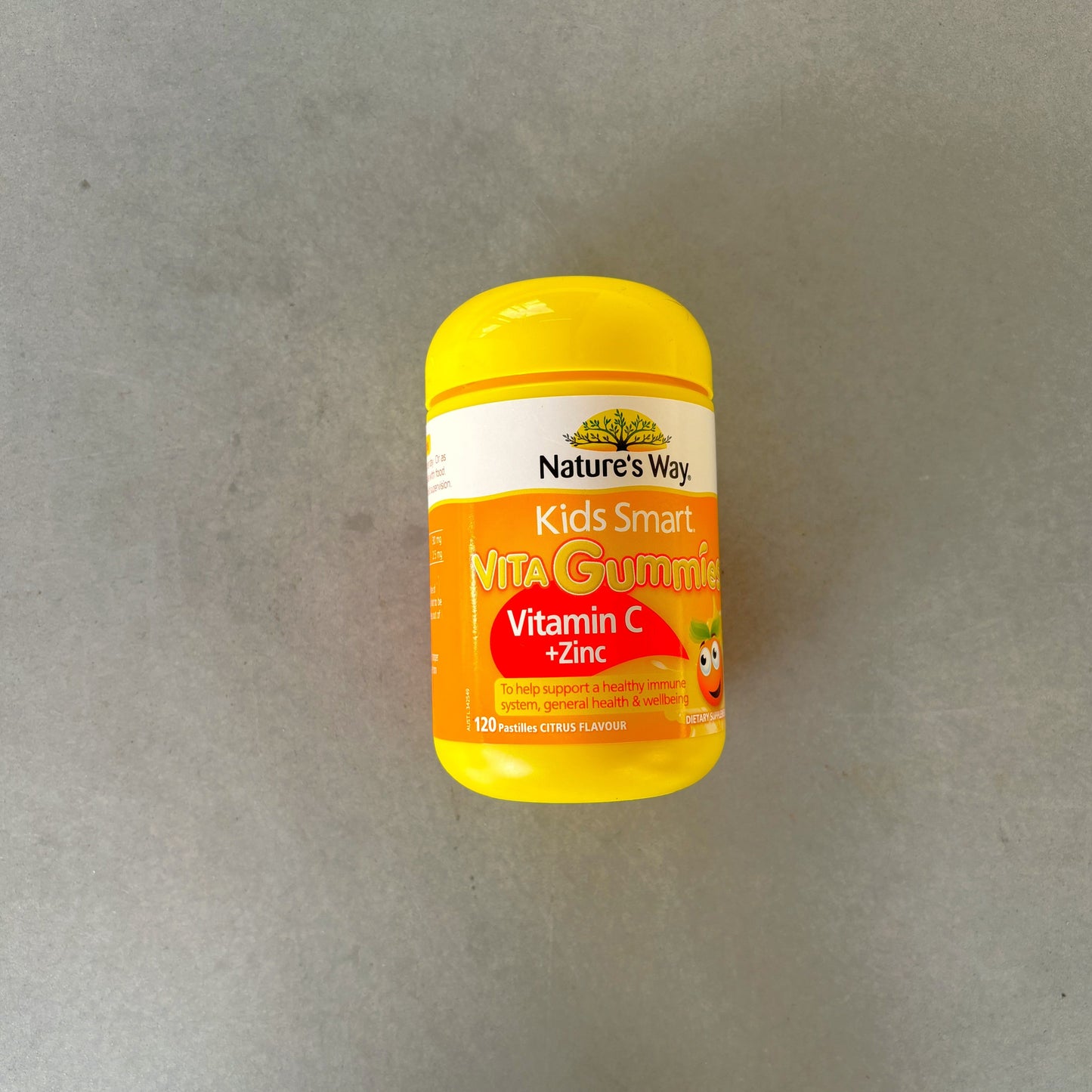 Nature's Way Vita Gummies Vitamin C+ Zinc Citrus Flavour (120)