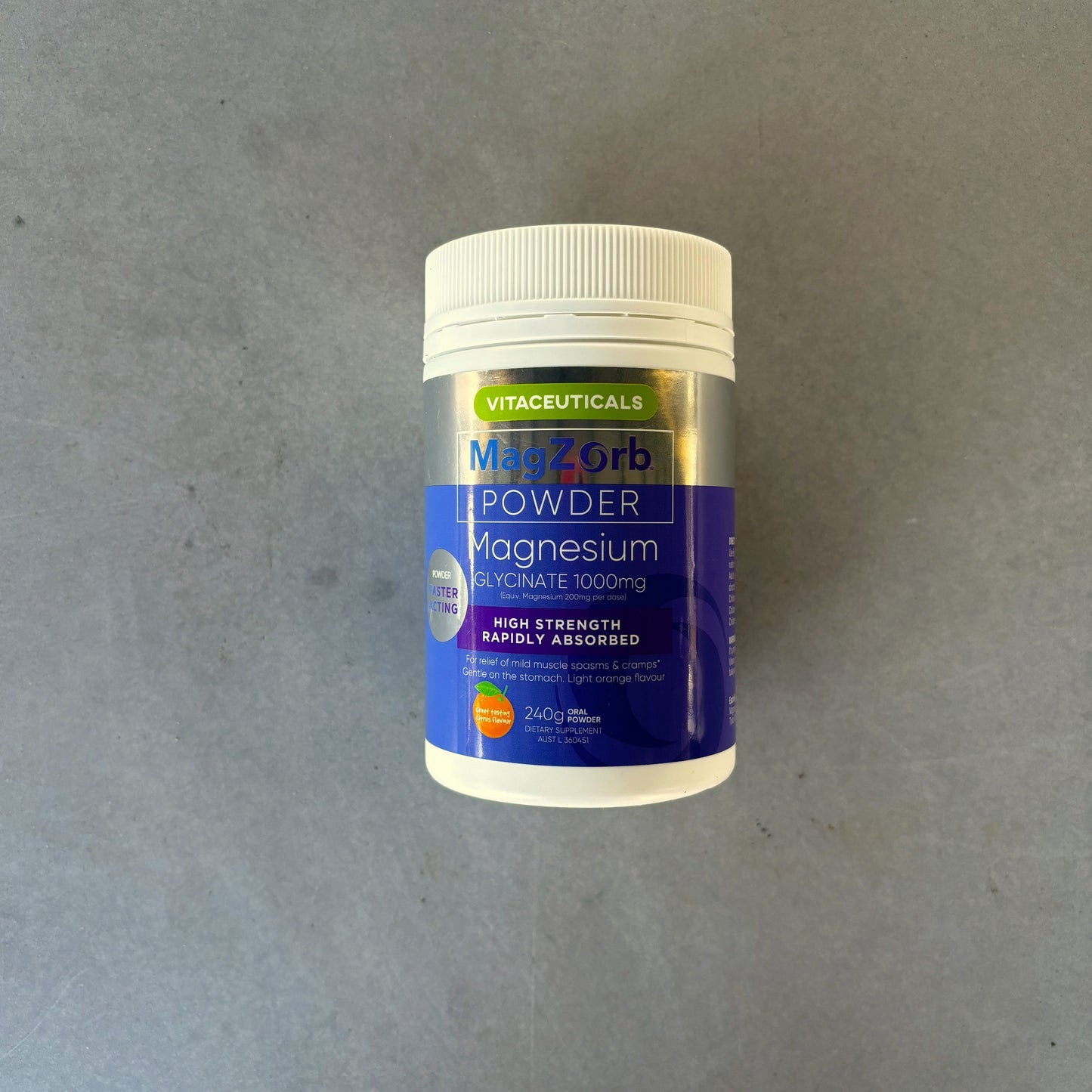 Magzorb Magnesium Powder 240G