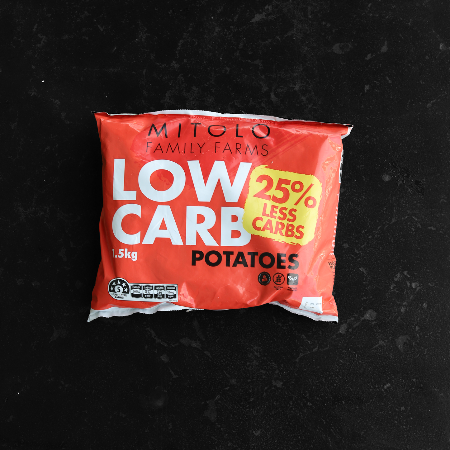 Potato Washed Low Carb 1.5kg Bag