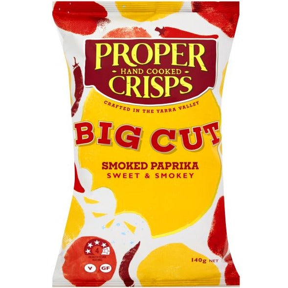 Proper Crisps Big Cut Smoked Paprika 140g