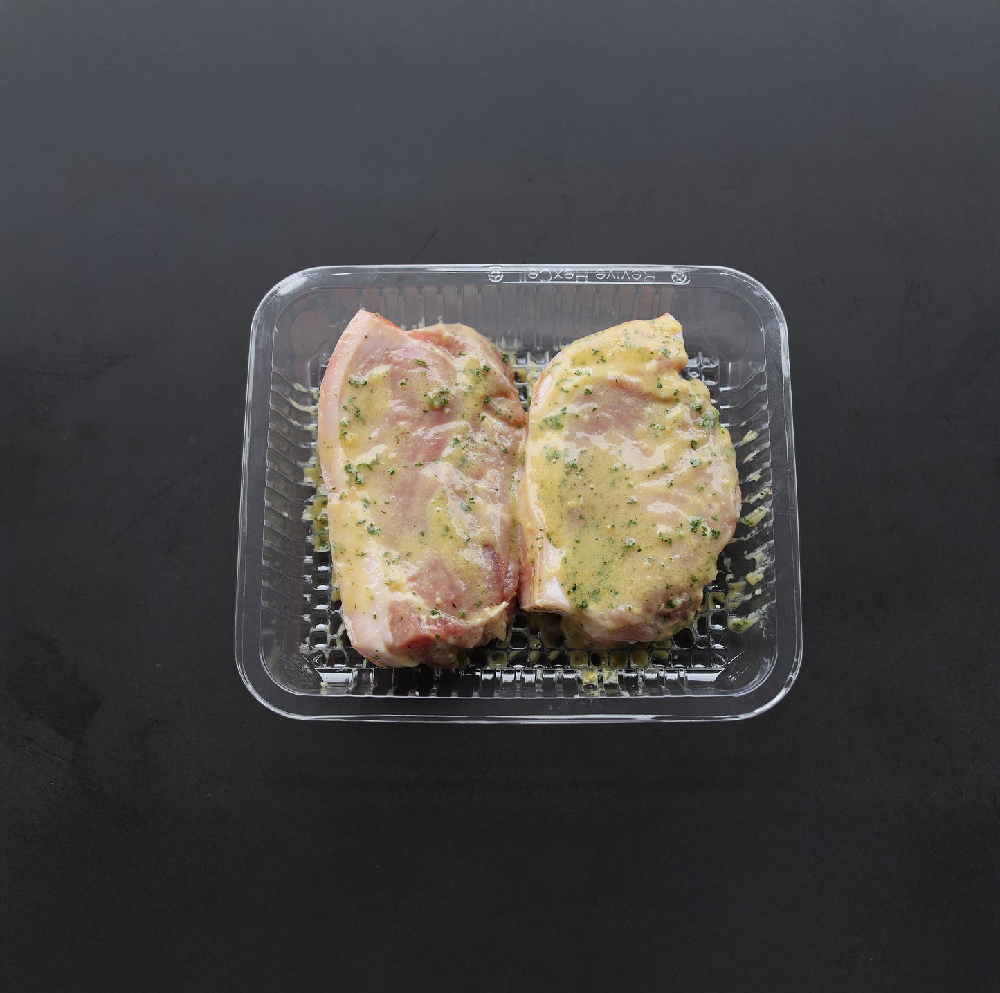 Alpha Prep Kitchen - Honey Mustard Pork Loin Steak - 2/tray