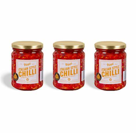 Bippi Foods Italian Style Chilli-Extra Hot 250g