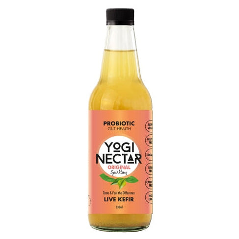 Kefir Sparkling Yogi Nectar Probiotic Gut Health 330ml