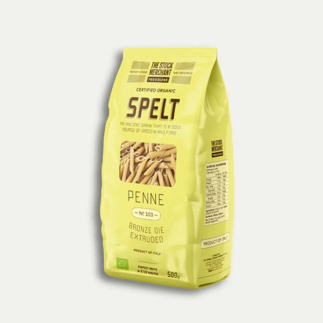 The Stock Merchant Organic Spelt Pasta Penne No.103 500g