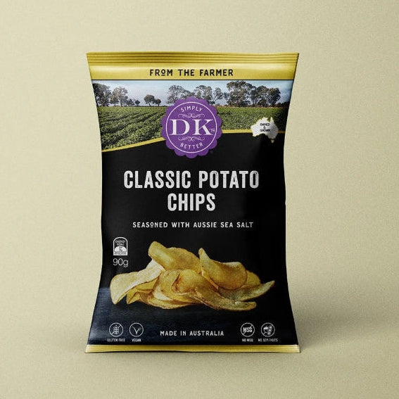 DK's Classic Potato Chips 90g