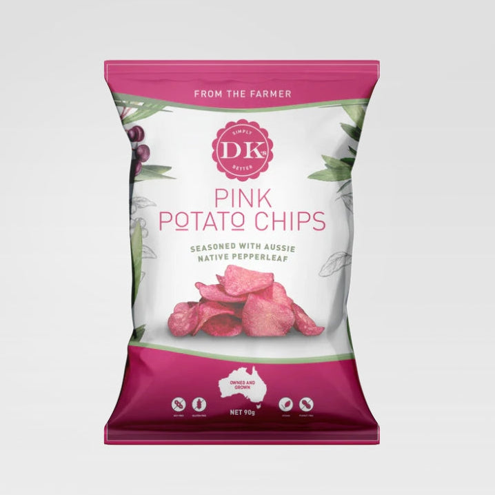 DK's Pink Pepperleaf Potato Chips 90g