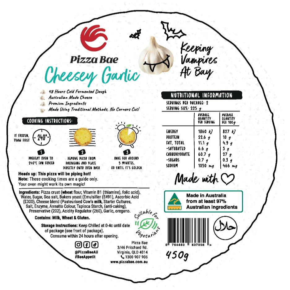 SPECIAL Pizza Bae Cheese Garlic 450g