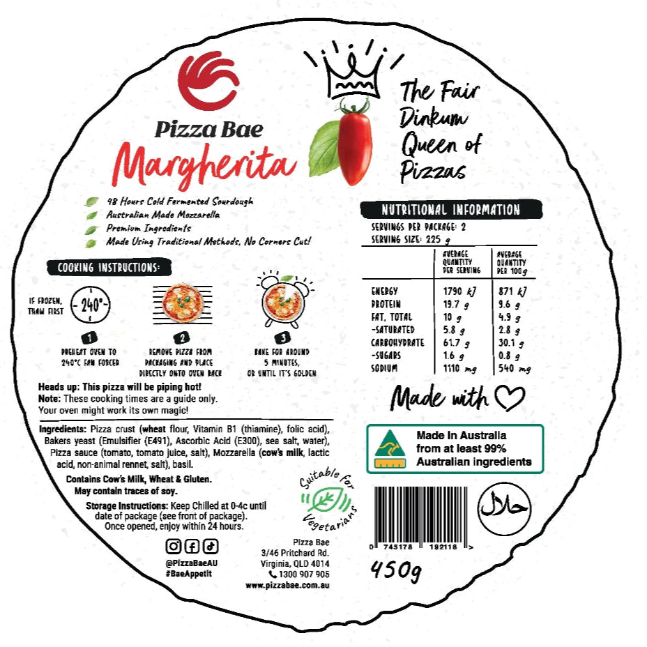SPECIAL Pizza Bae Margherita 410g