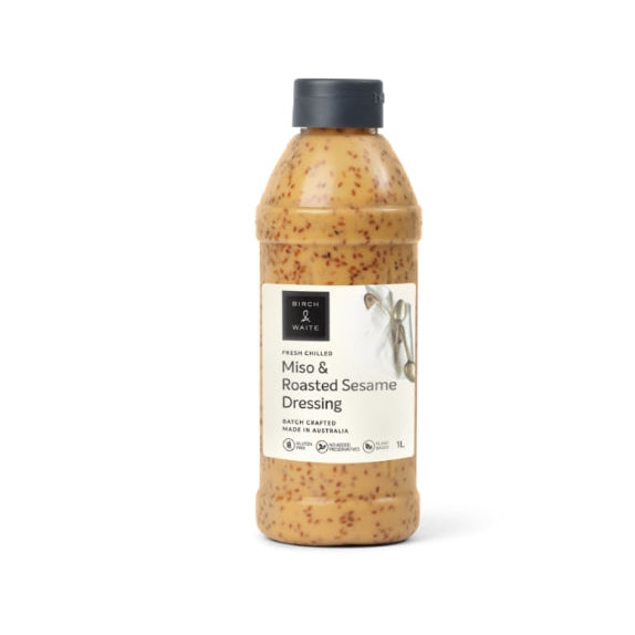 NEW* Miso & Roasted Sesame Dressing 1L Bottle Birch & Waite
