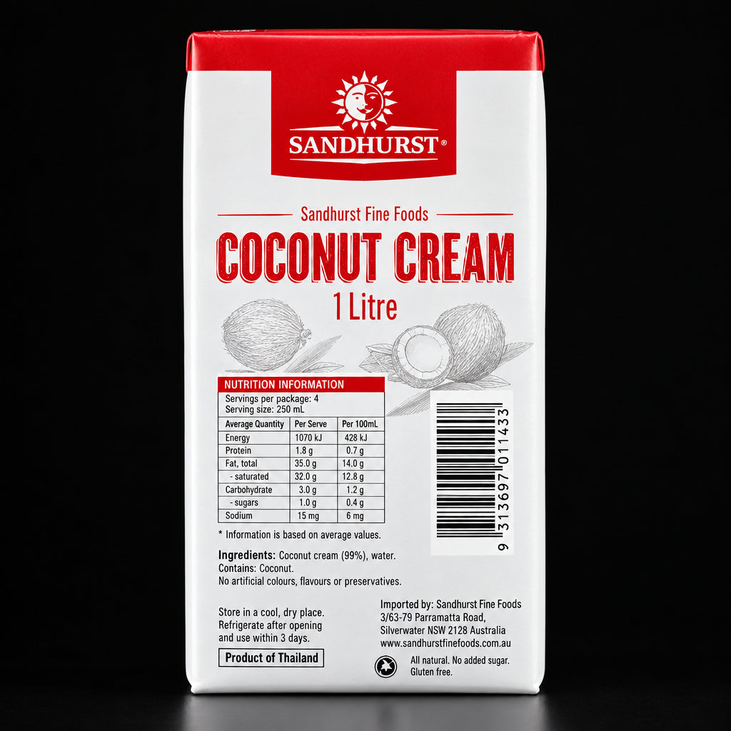 Sandhurst Coconut Cream 1L