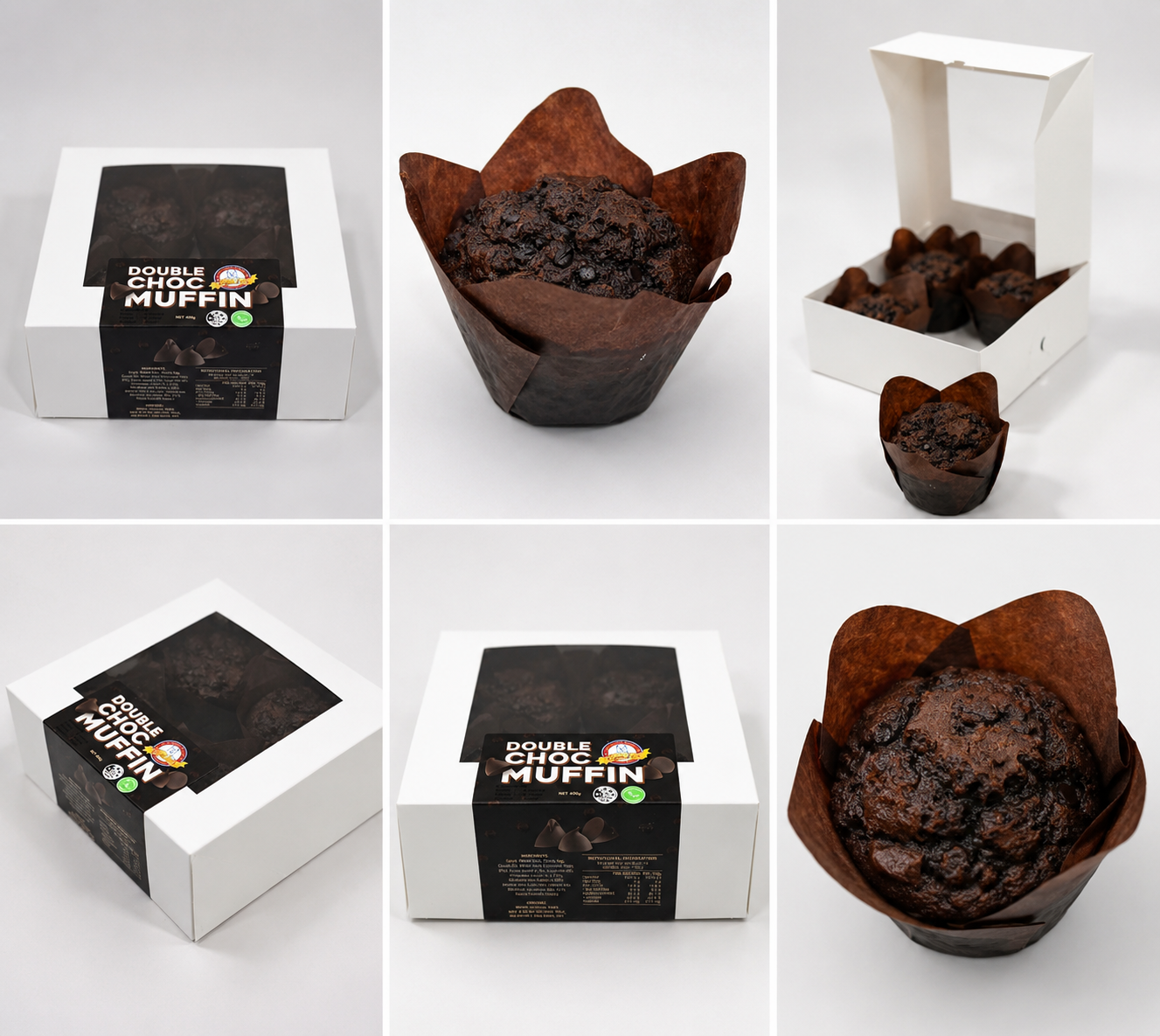 SPECIAL Papa Joe's Chocolate Muffins 400g (4 muffins)