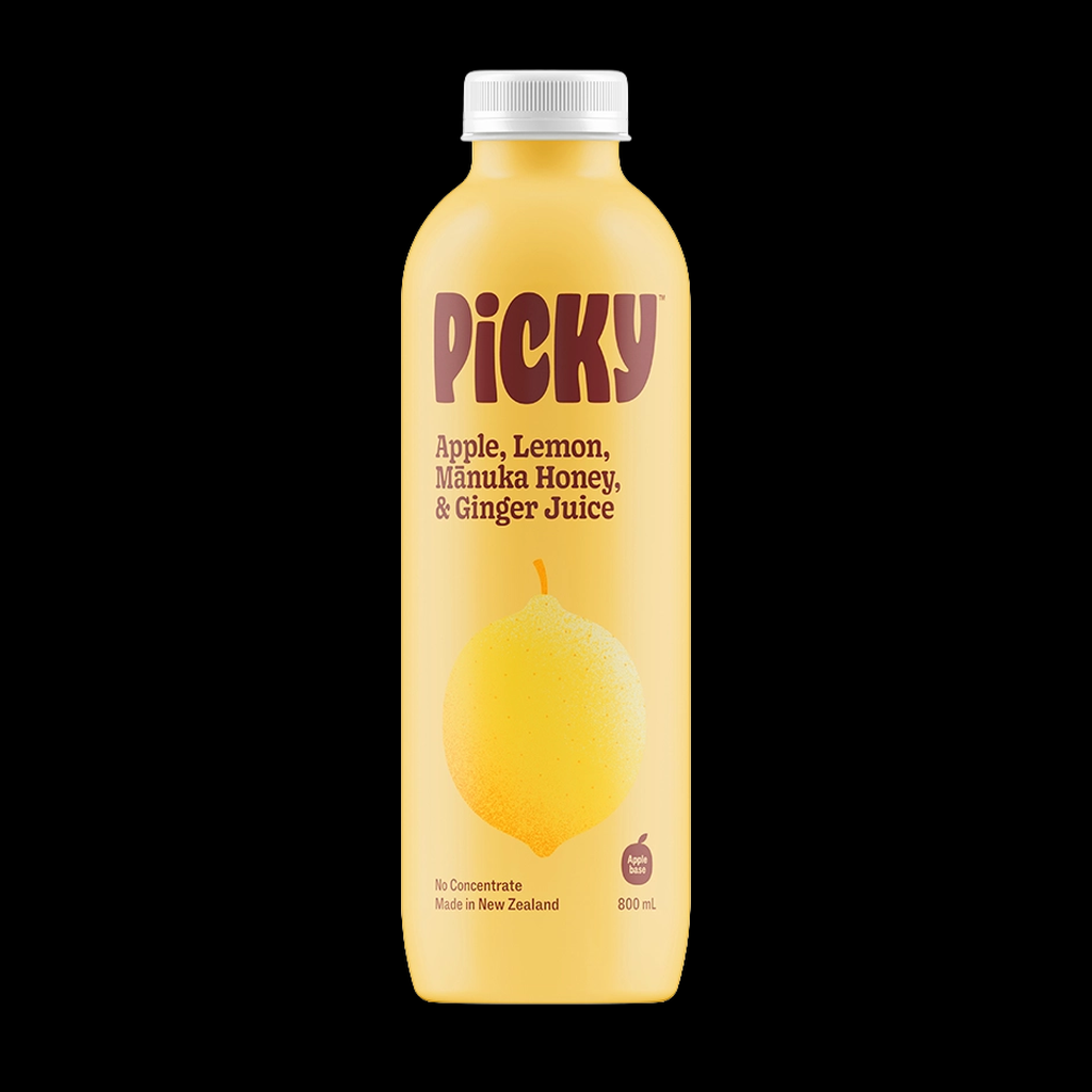 Picky Apple, Lemon, Manuka Honey & Ginger Juice 375ml