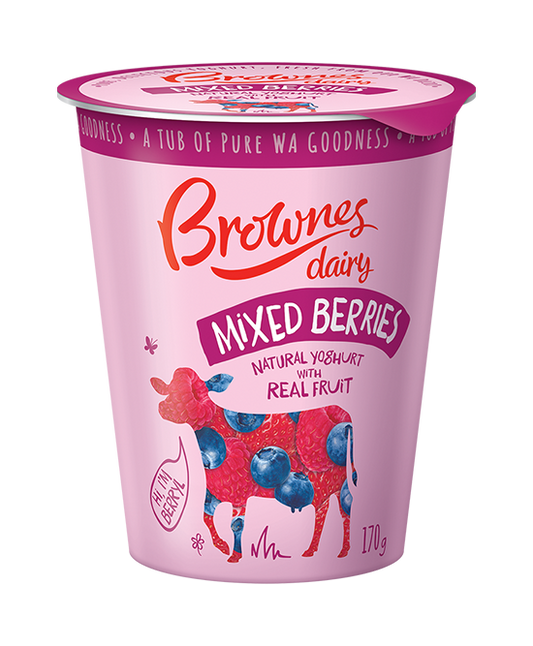 Brownes Yoghurt Mixed Berry 1kg