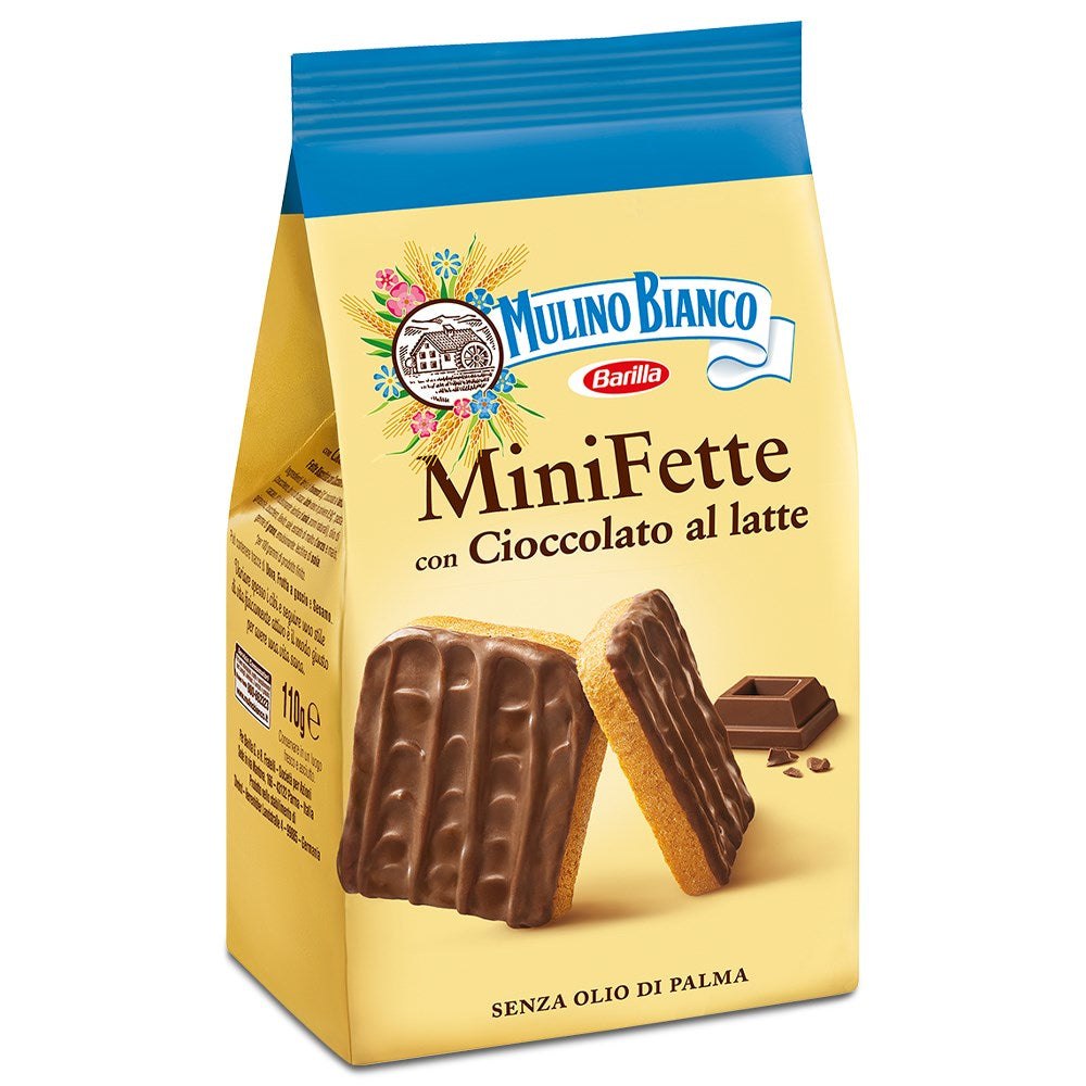 Mulino Bianco Mini Fette Con Cioccolato Al Latte 110g