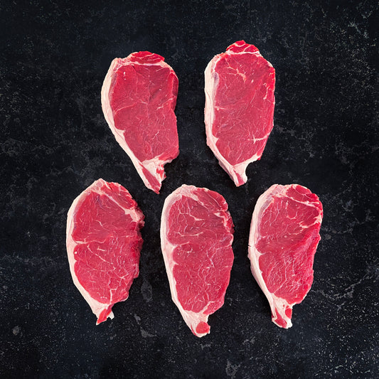 Beef Sirloin Steak Grain Fed 5/Tray (~300g each)