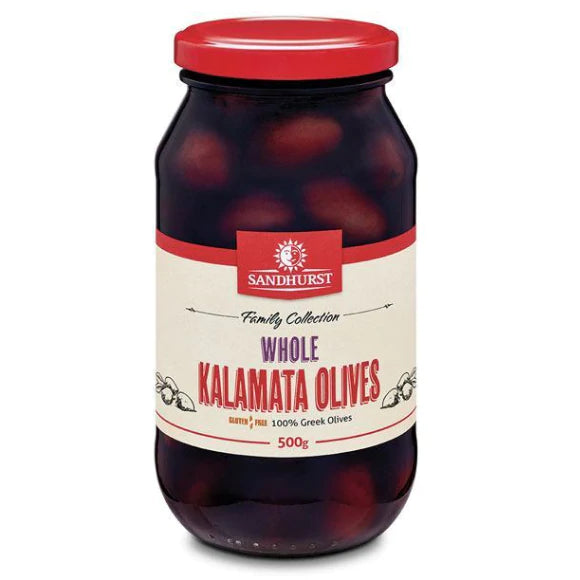 Sandhurst Whole Kalamata Olives 500g