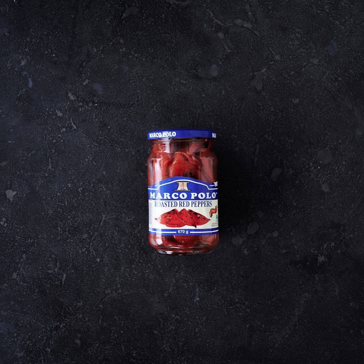 Marco Polo Roasted Red Peppers 670g