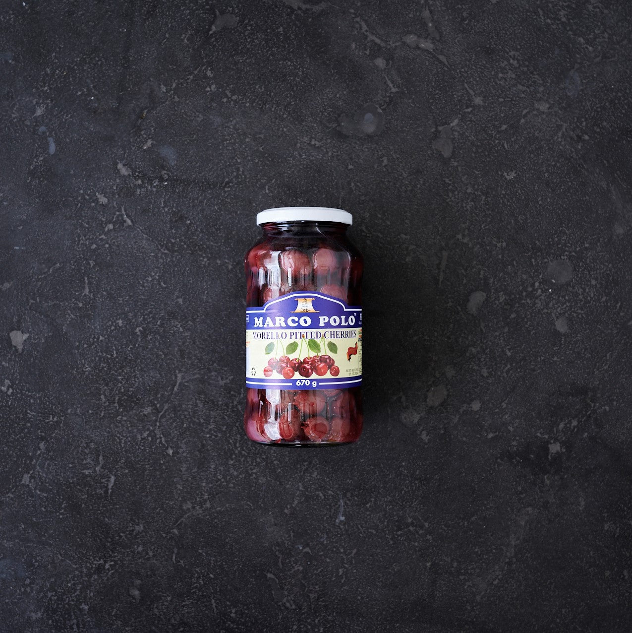 Marco Polo Morello Pitted Cherries 670g