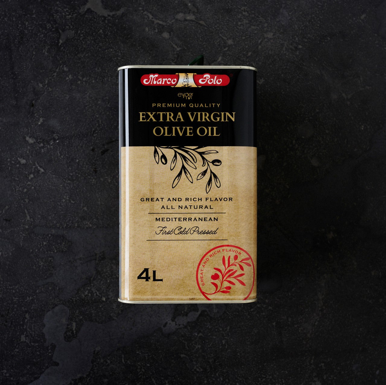 Marco Polo Extra Virgin Mediterranean Olive Oil 4 Litre