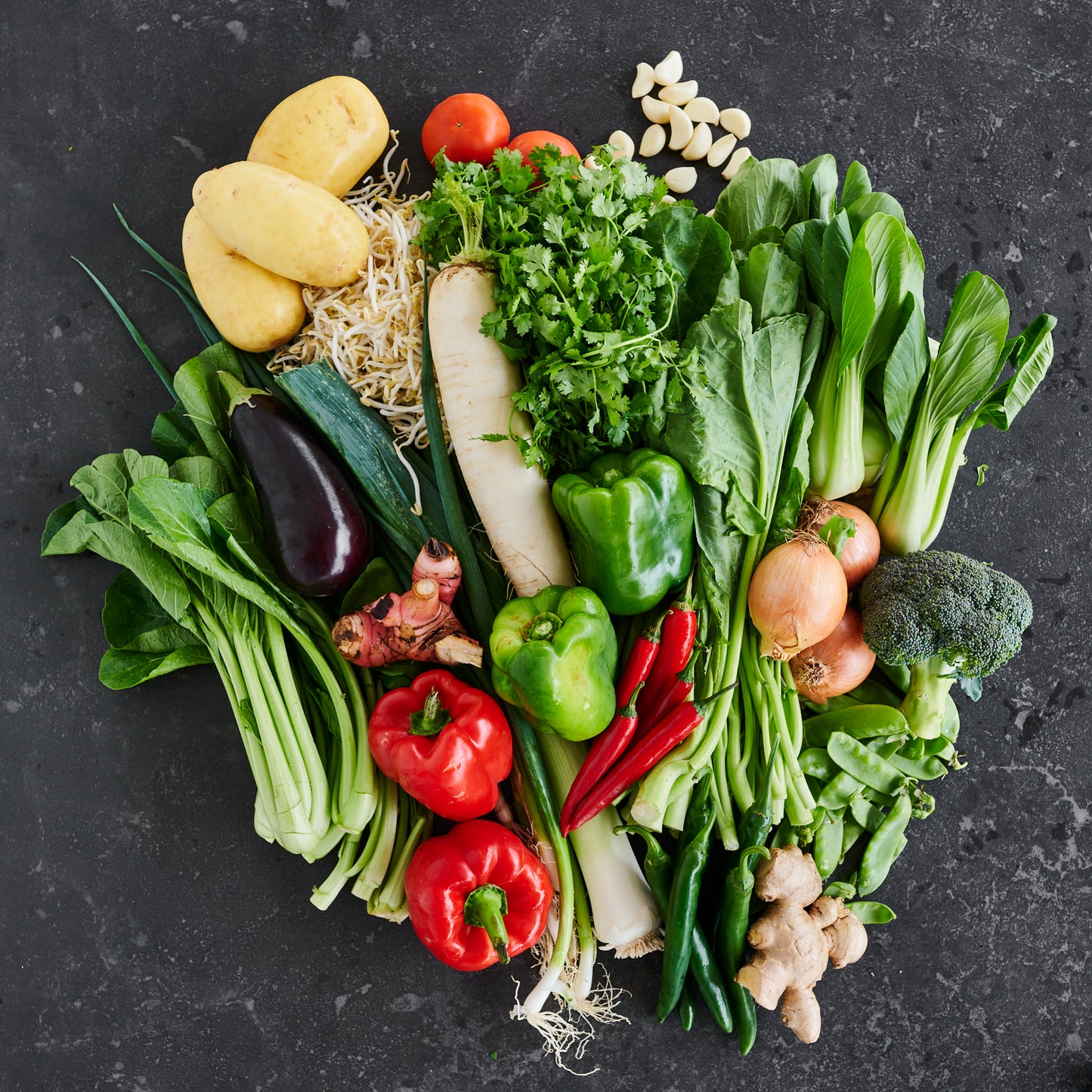 Asian Vege Box Medium $60