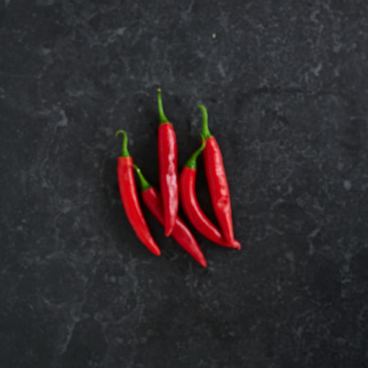 Chilli Long Red 50g Punnet
