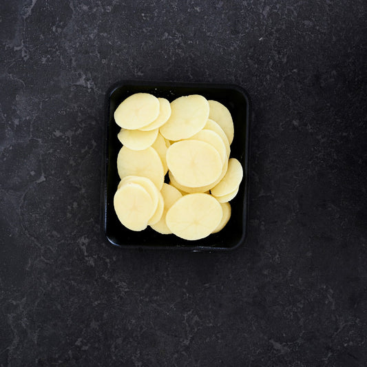Prepped & Packed - Potato Cakes (Sliced 3-5mm) - 500g