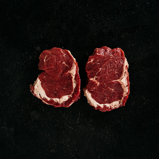 Beef Scotch Fillet Steak Grain Fed 2/Tray (~300g each)